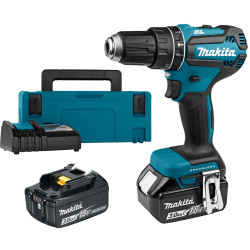 Аккумуляторная дрель-шуруповерт с ударом Makita DHP485RFJ