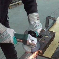 Кутова шліфувальна машина одноручна Metabo W 650-125 купити