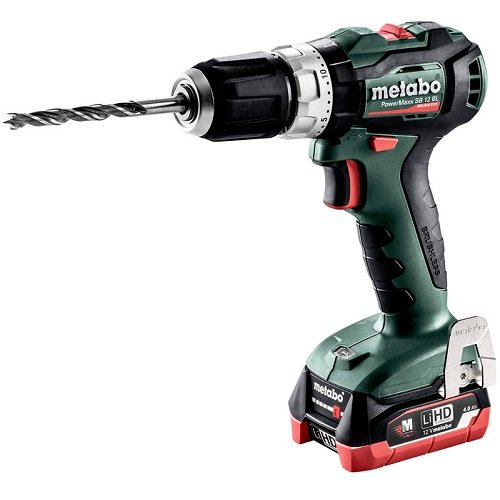 Шуруповерт акумуляторний Metabo PowerMaxx SB 12 BL, 2 А/год