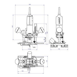 Машина фрезерная ручная электрическая Мetabo OFE 738 купить