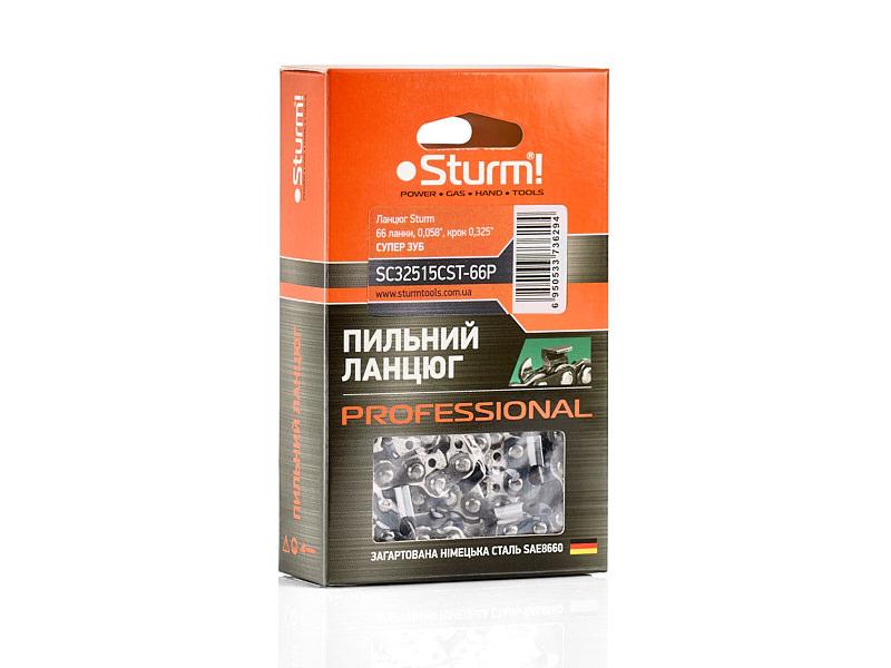 Цепь 66 звена, 0,058", шаг 0.325", супер зуб Sturm SC32515CST-66P