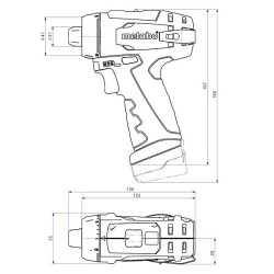 Акумуляторний дриль-шуруповерт METABO PowerMaxx BS Basic  купити